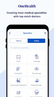 OneHealth android App screenshot 2